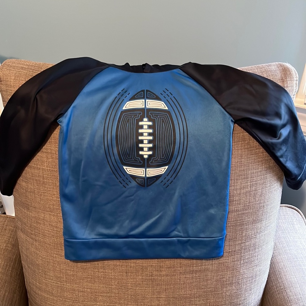 Boys two piece nave blue football set